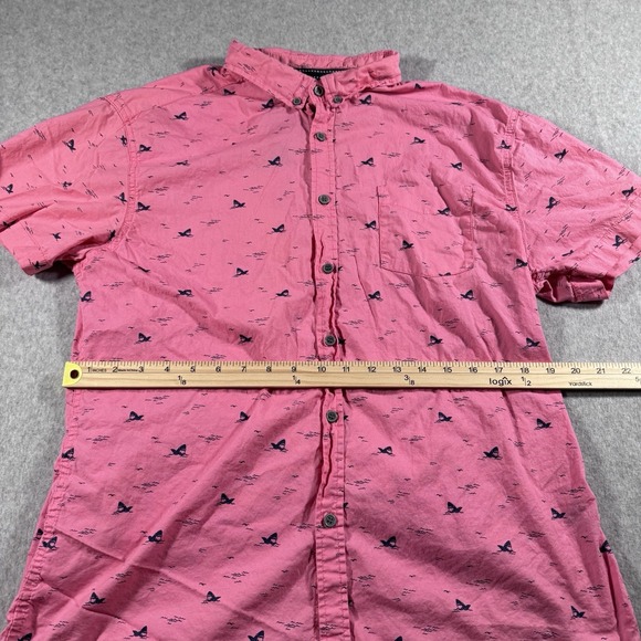 Five Point Industries NYC Retro Design Shark Shirt Men's Slim Fit Flex Large - Picture 2 of 8